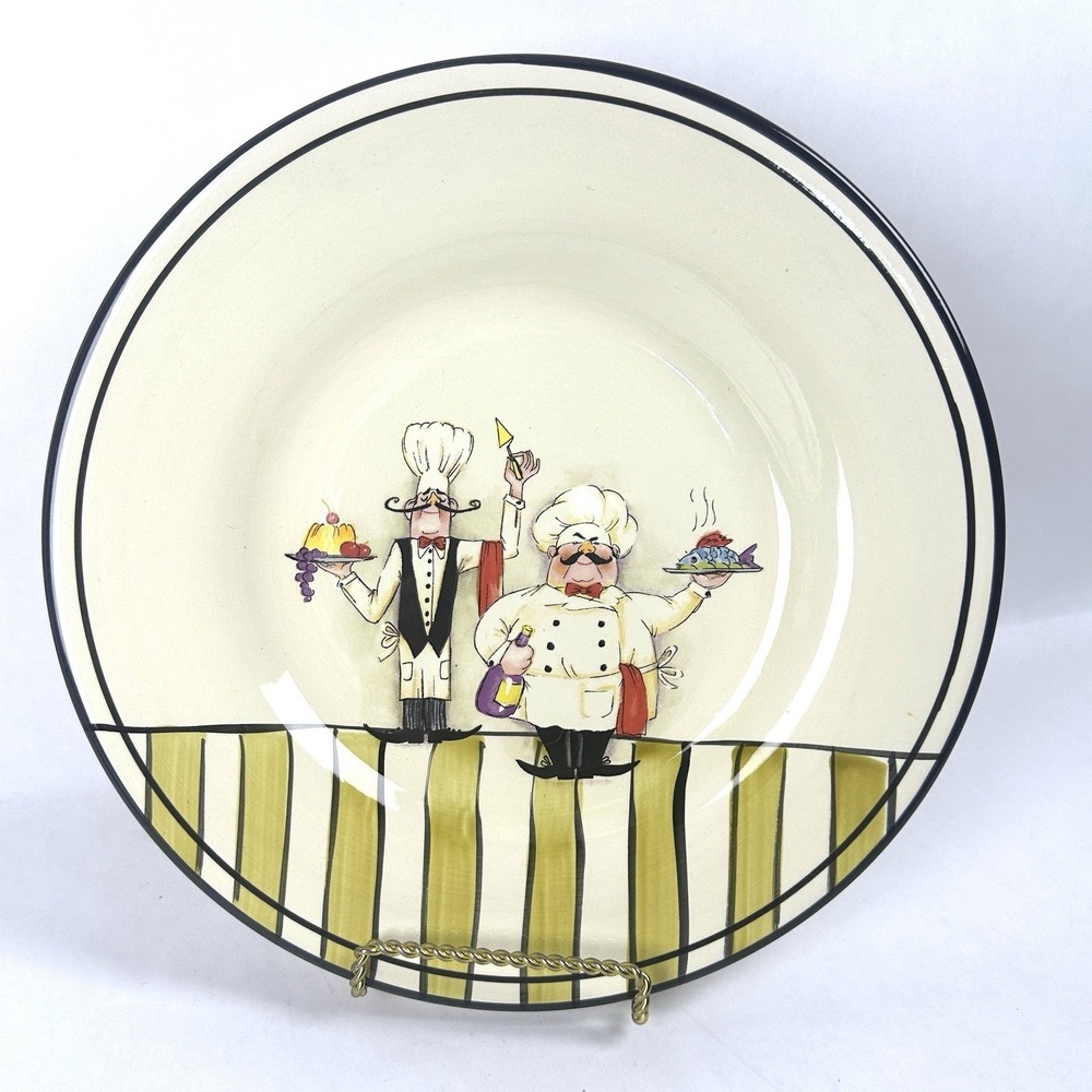 HD designs Le Chef 11" Dinner Plate Vintage Replacement 4 Available